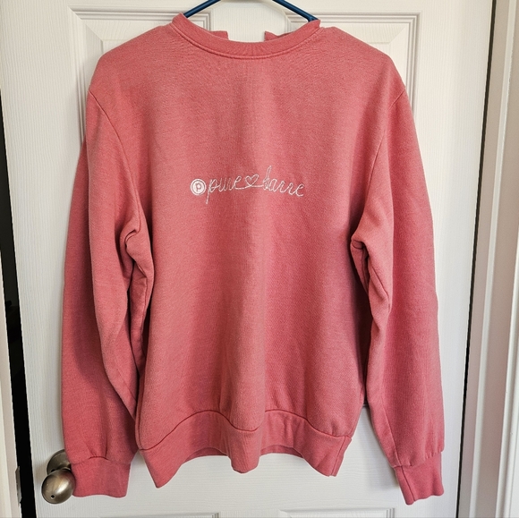 Pure Barre Tops - Pink Pure Barre Sweatshirt